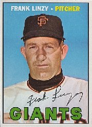 1967 Topps Baseball Cards      279     Frank Linzy